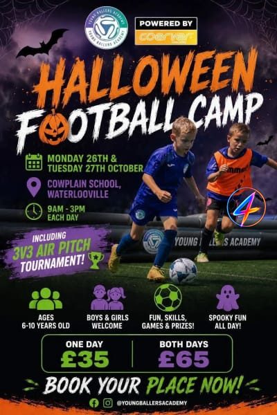 YOUNG BALLERS HALLOWEEN FOOTBALL CAMP