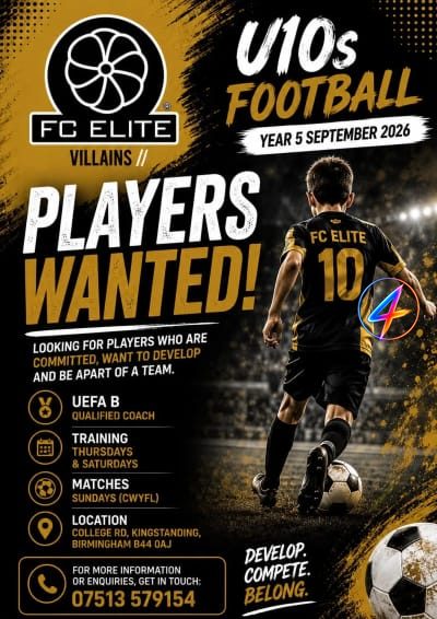 U10s PLAYERS WANTED!