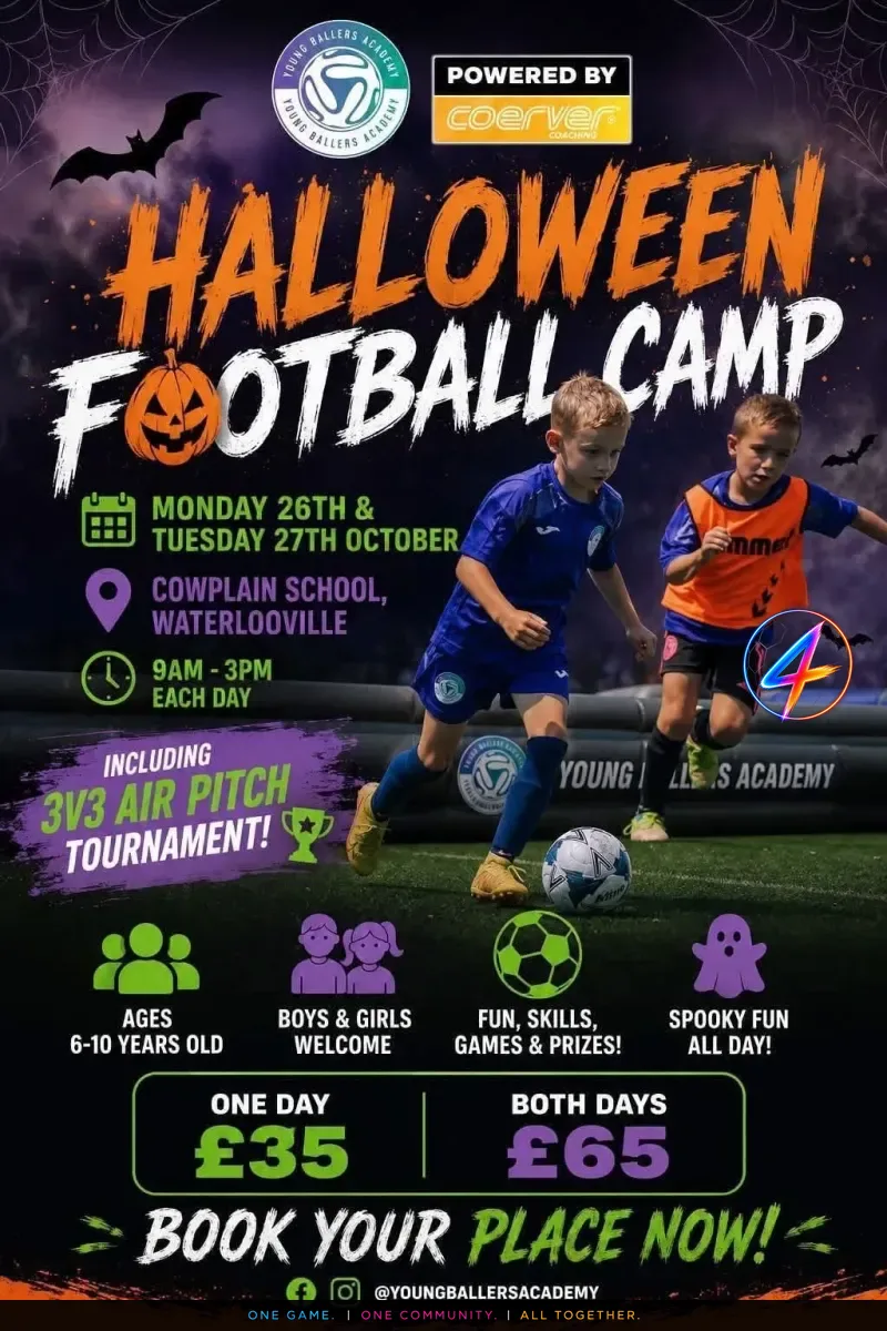 YOUNG BALLERS HALLOWEEN FOOTBALL CAMP