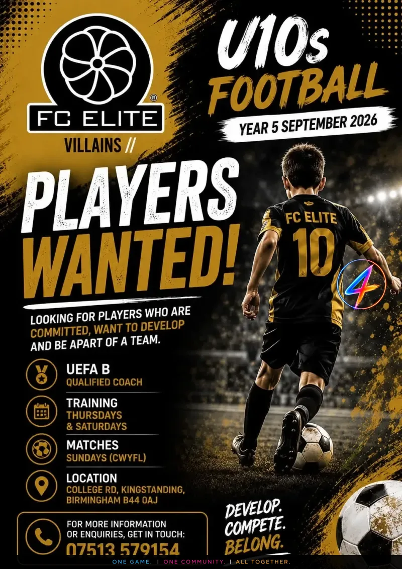 U10s PLAYERS WANTED!