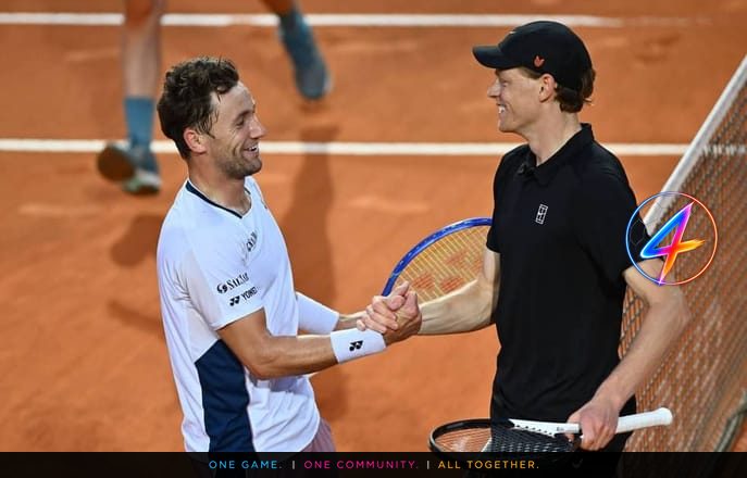 Sinner vs Ruud: TV channel and time for Rome final