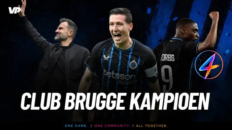 Club Brugge clinches 20th Belgian league title after draw