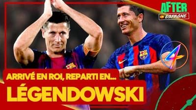 Robert Lewandowski leaves Barcelona after three seasons