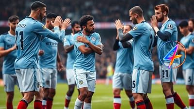 Bernardo Silva recibe emotiva guardia de honor de los jugadores del Manchester City